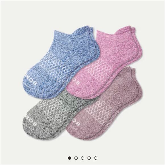 Bombas Accessories - 4 Pairs Bombas Women's Performance Ankle Socks Medium NWOT